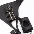 Load image into Gallery viewer, The Leather Male Chastity Harness is displayed against a blank background.