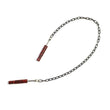 Load image into Gallery viewer, The red Extreme Talon Nipple Clamps are shown against a blank background. The clamps are dark red cylinders with the edges retracted into them. They are attached by a silver chain link.