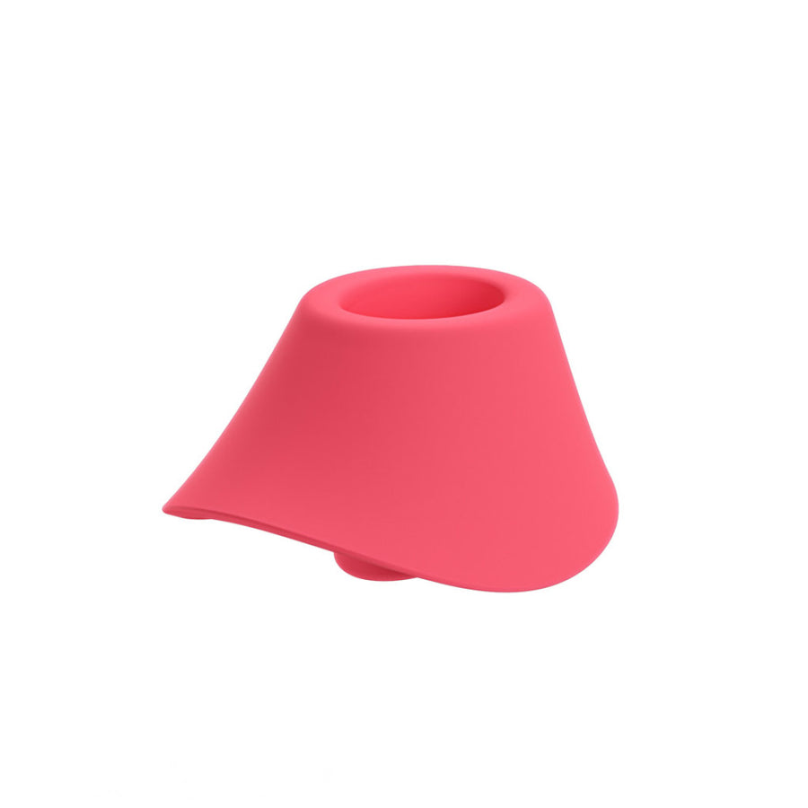 A close-up of the suction tip from the Womanizer Blend vibrator.