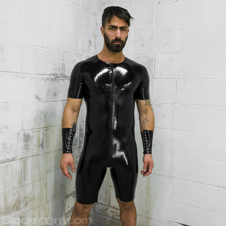 Male latex rubber surf suite-the stockroom