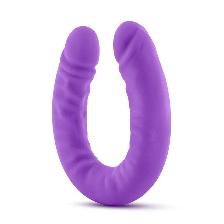 Silicone Double Dong Dildo, 18 inch, Purple-The Stockroom