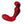 Load image into Gallery viewer, The Electrastim Silicone Fusion Habanero Prostate Massager is shown against a blank background. It has a pronounced head that is set slightly forward and a wide base, creating a J-shape.
