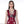 Load image into Gallery viewer, A brunette woman wearing a plum latex dress and a black Latex Halter Cage by Syren Latex poses in front of a blank background. The cage has a silver zipper in the center of the band.
